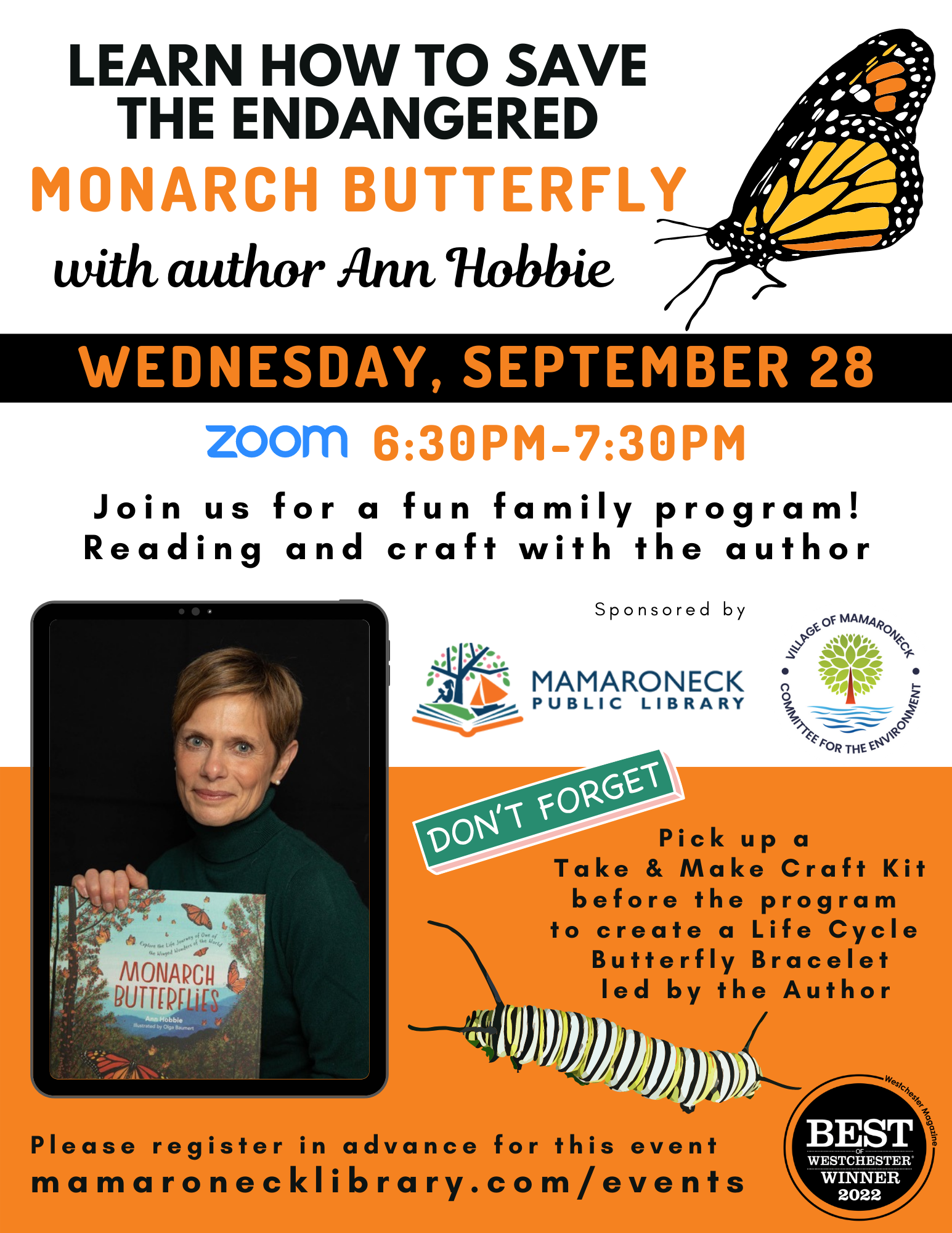 Monarch Butterfly Library 2022-09-28 PNG