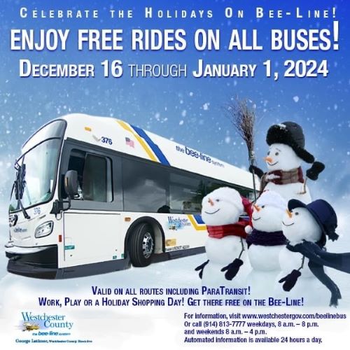 Bee Line Winter Free Rides SMALL PNG