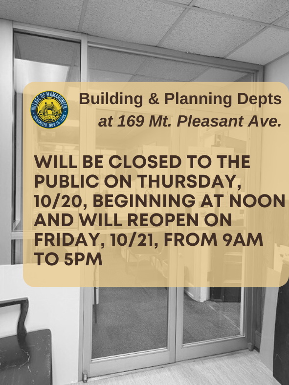 Building and Planning Depts Closed 2022-10-20 PNG
