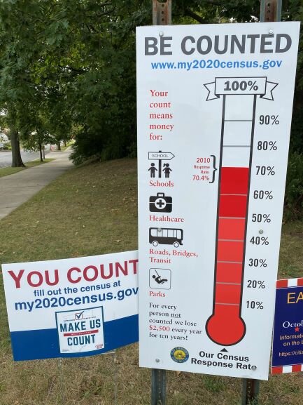 Census Thermometer at 71%