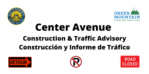 Center Avenue Traffic Announcement ENGLISH and SPANISH PNG