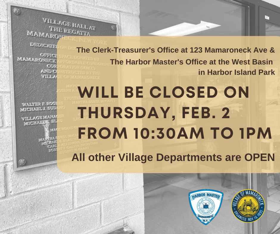Clerk-Treasurer and Harbor Master Closed 2023-02-02 PNG