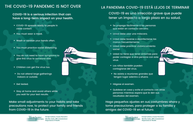 The Covid-19 Pandemic Is Not Over / La Pandemia Covid-19 Esta Lejos De Terminar