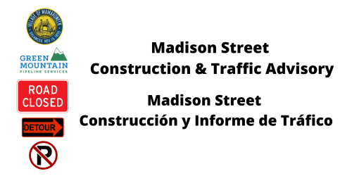 Madison Street Traffic Announcement ENGLISH and SPANISH PNG