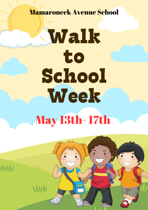 Mamaroneck Avenue School Walk to School Week 2024 PNG