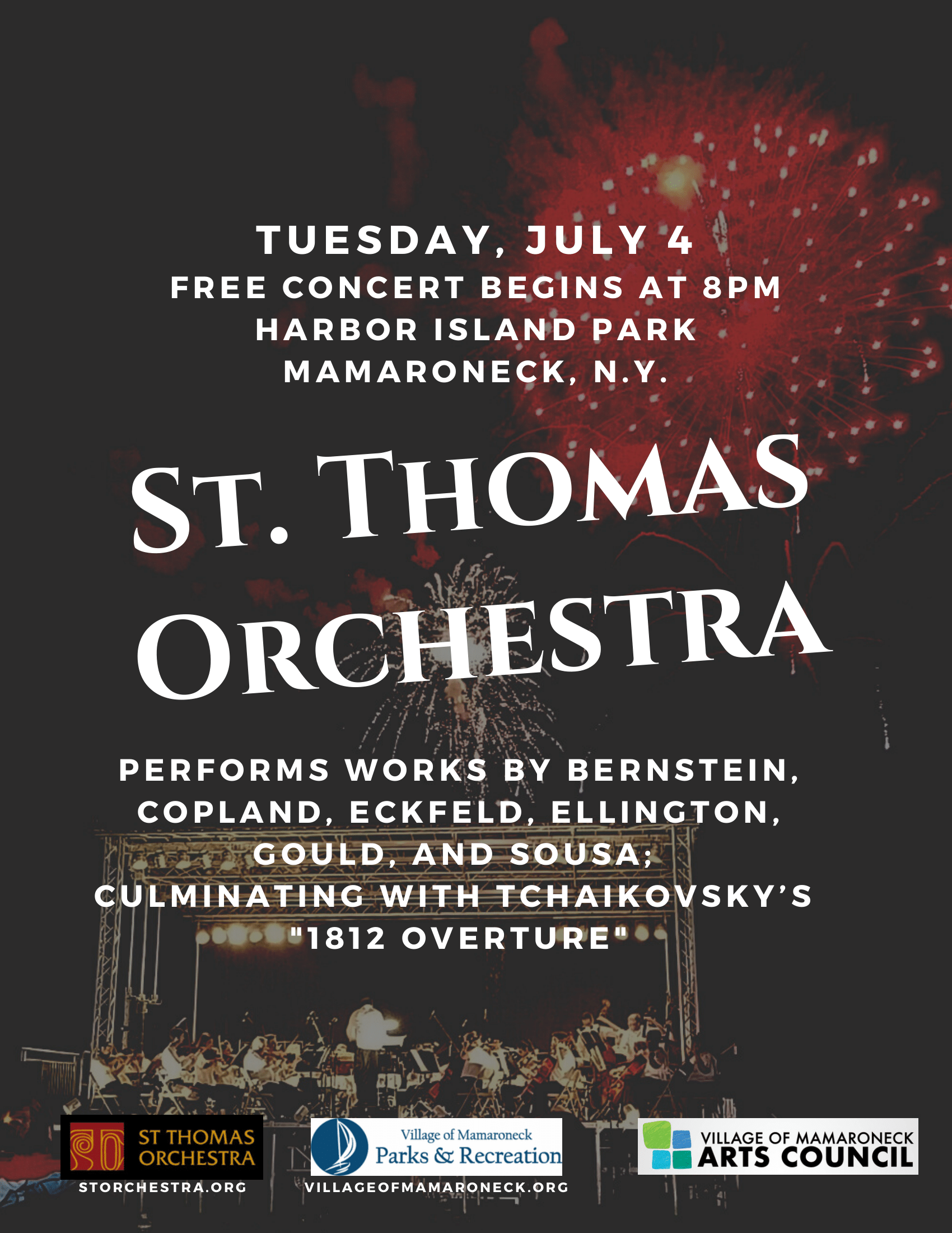 St. Thomas Orchestra July 4th Outdoor Concert PNG