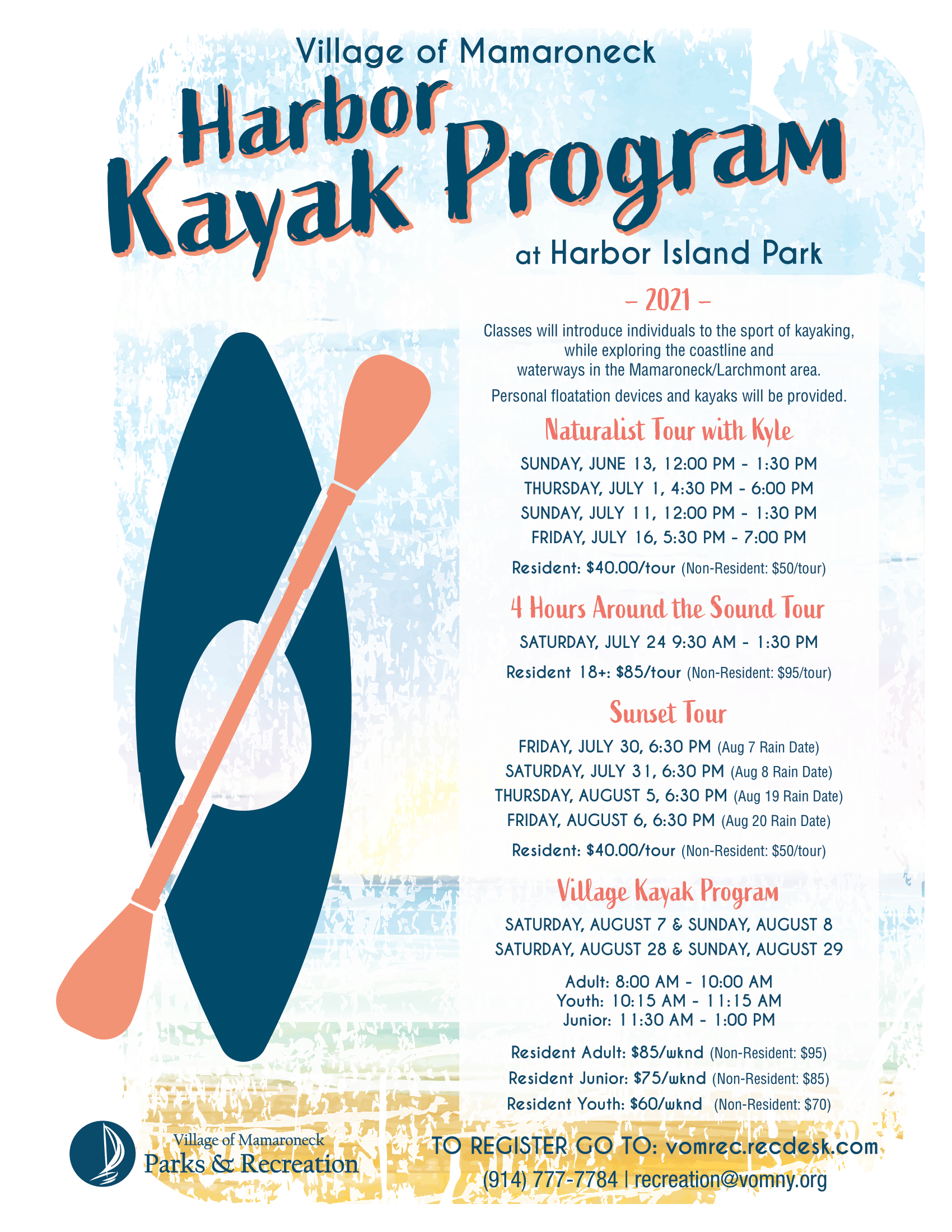 Harbor Kayak Program 