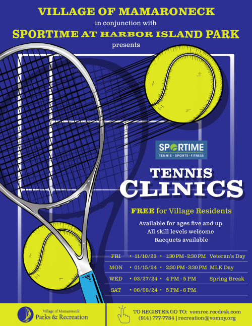 Tennis Clinics 2021 at Harbor Island Park