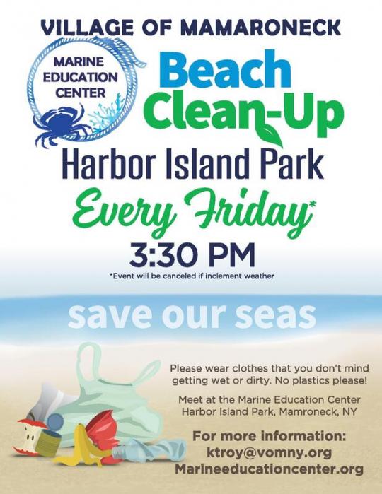 Marine Education Center's Beach Clean-Up
