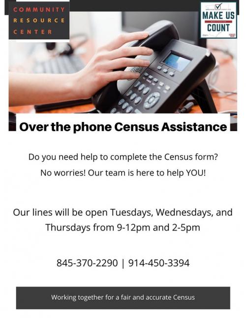 CRC Census Hotline Flyer in English