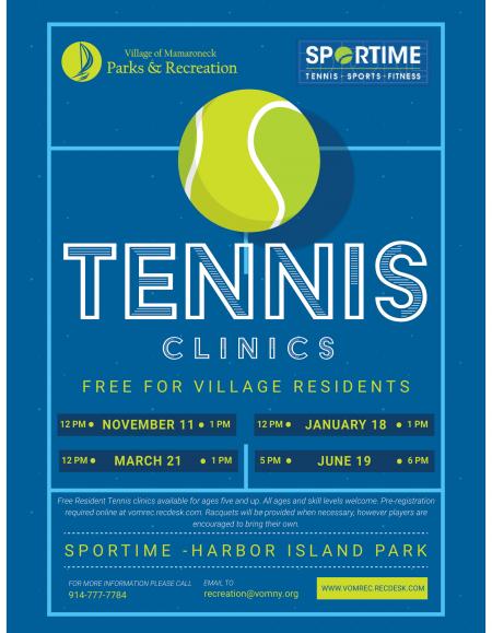 Free Tennis Clinics