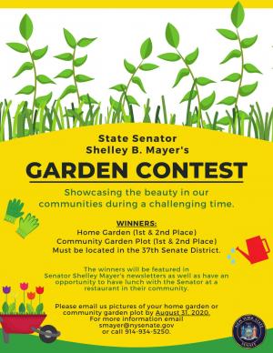 Shelley B. Mayer's Garden Contest Flyer