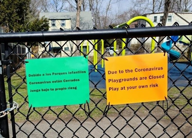 Playgrounds Closed Due to Coronavirus