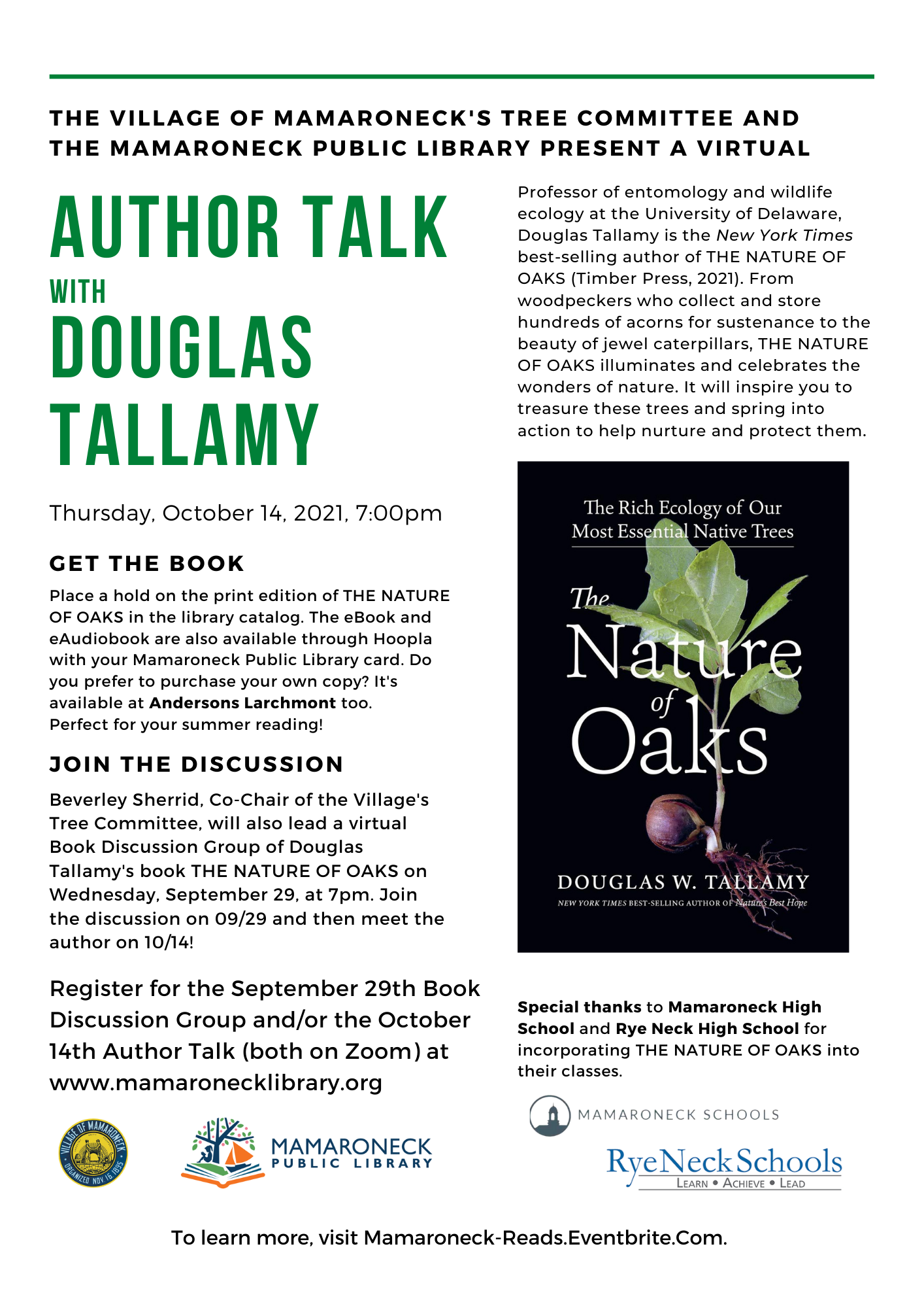 Douglas Tallamy Author Talk PNG